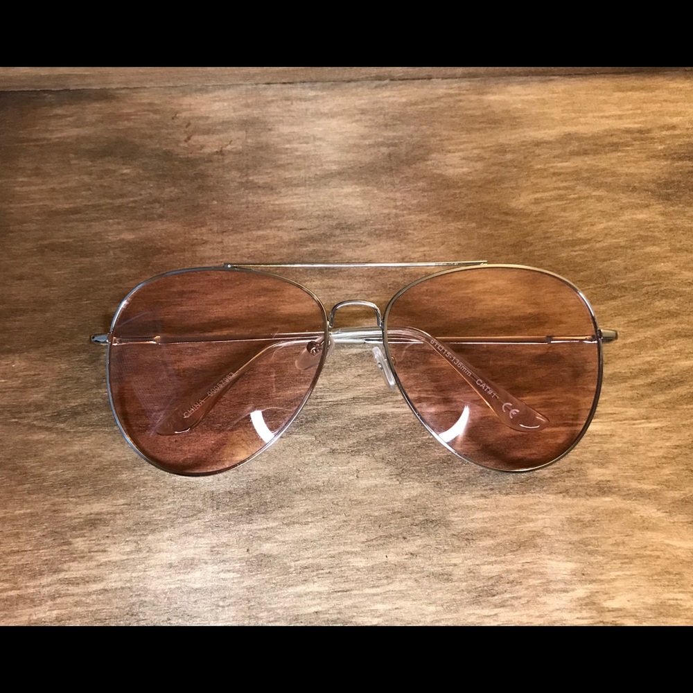 pink aviator glasses!